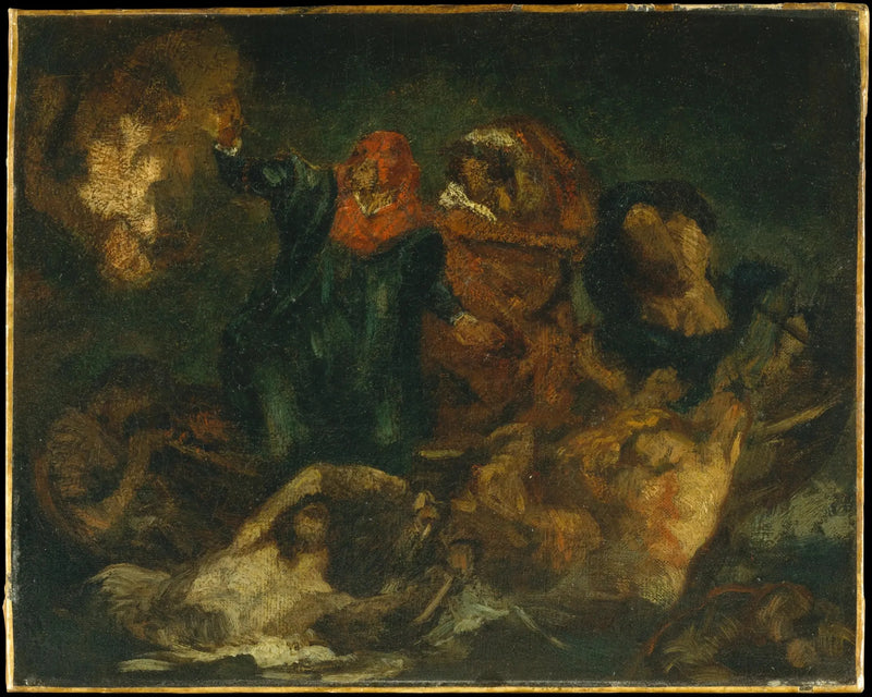 Dante's Boat - Édouard Manet