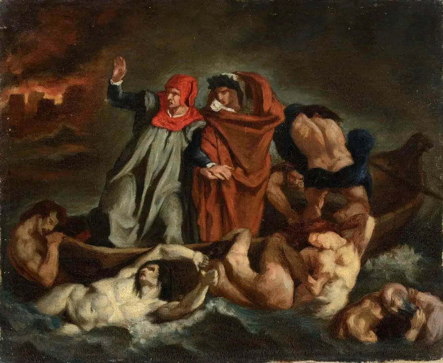 Dante's Boat - Édouard Manet