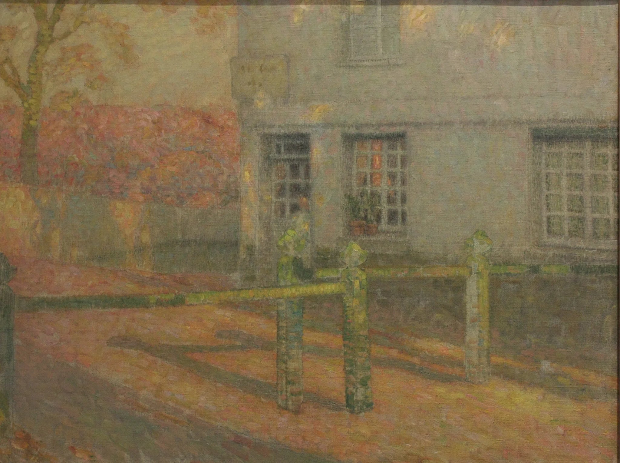 La Barrière verte - Henri Le Sidaner image 1 reproduction d’œuvre d’art à l’huile