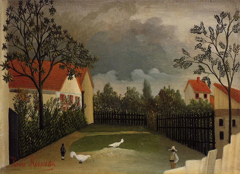 The Farmyard - Henri Rousseau