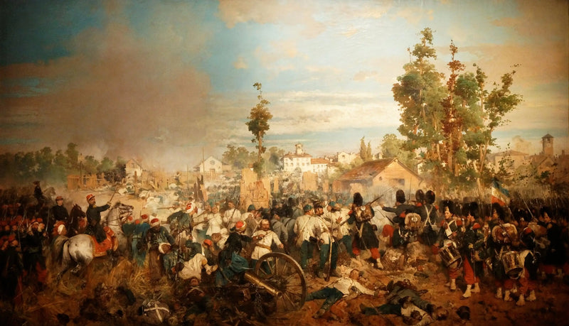 The Battle of Magenta - Gerolamo Induno