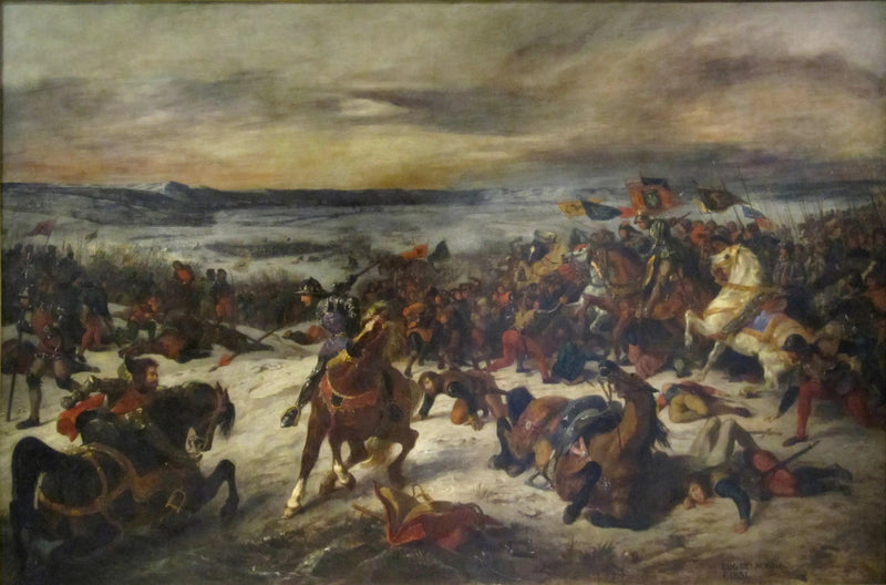 The Battle of Nancy - Eugène Delacroix