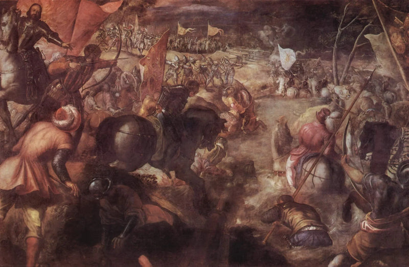 The Battle of Taro - Jacopo Tintoretto