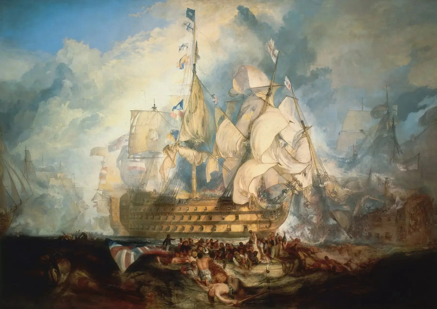 The Battle of Trafalgar - J. M. W. Turner