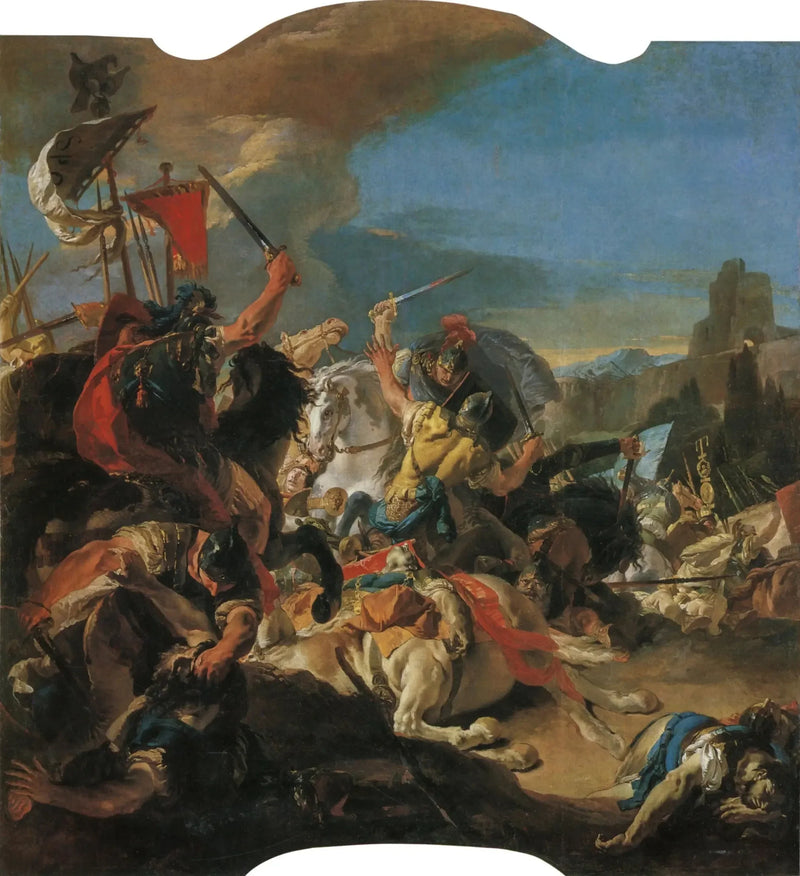 The Battle of Vercellae - Giovanni Battista Tiepolo