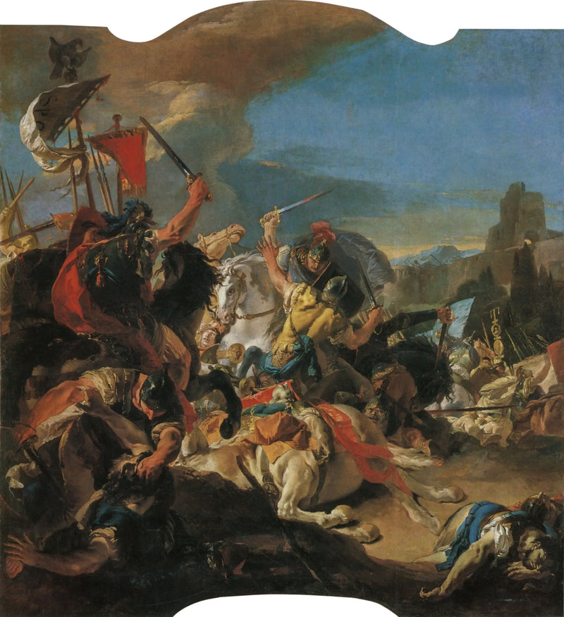 The Battle of Vercellae - Giovanni Battista Tiepolo