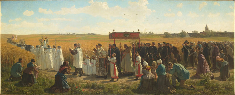 The Blessing of the Wheat in Artois - Jules Breton