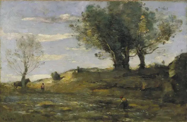 The Shore - Jean-Baptiste Camille Corot