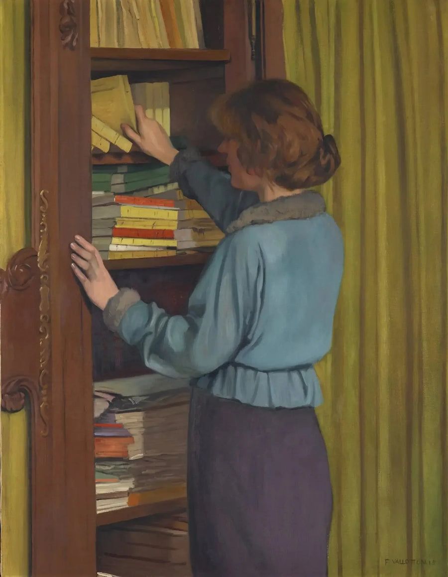 The Library - Félix Vallotton