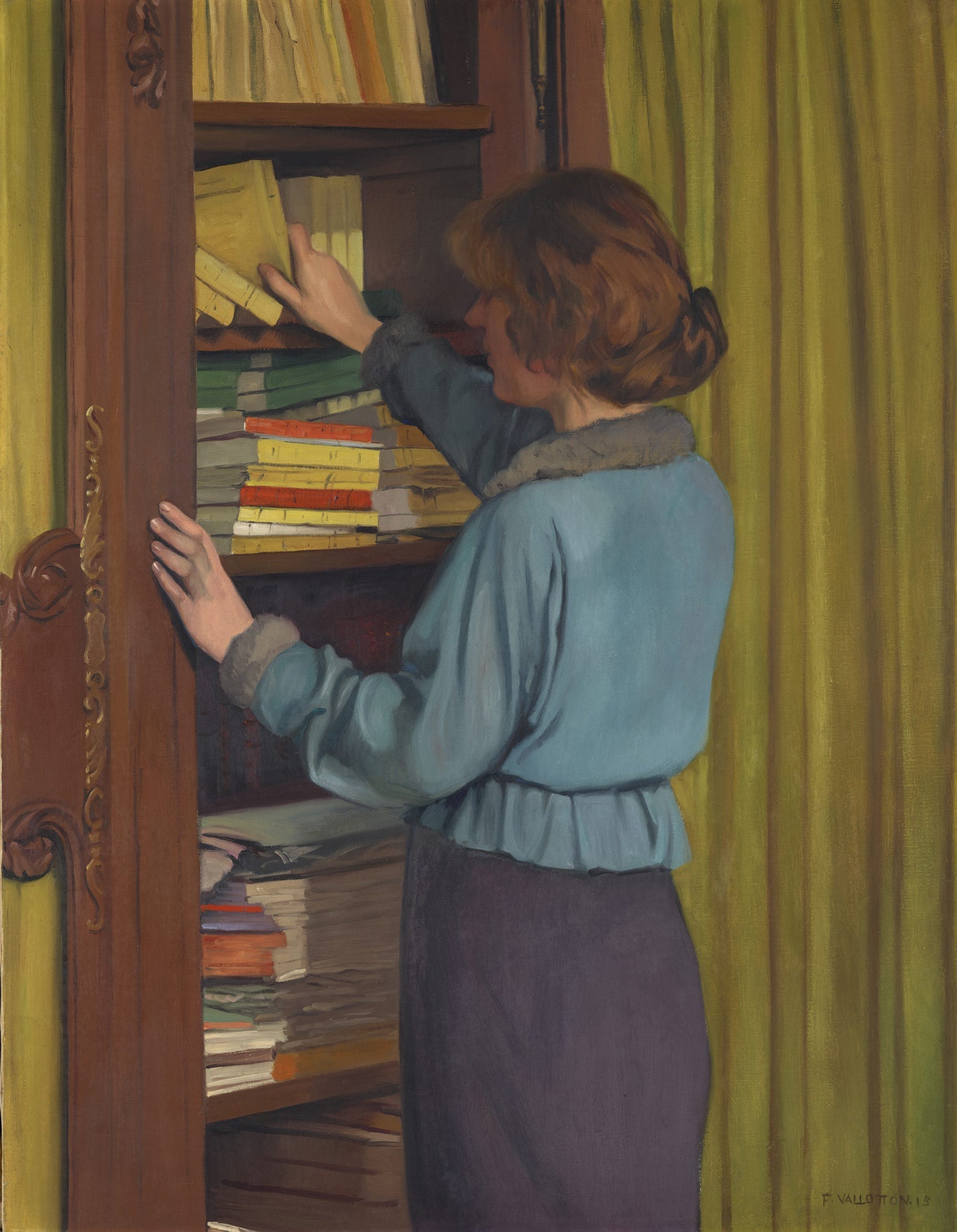The Library - Félix Vallotton