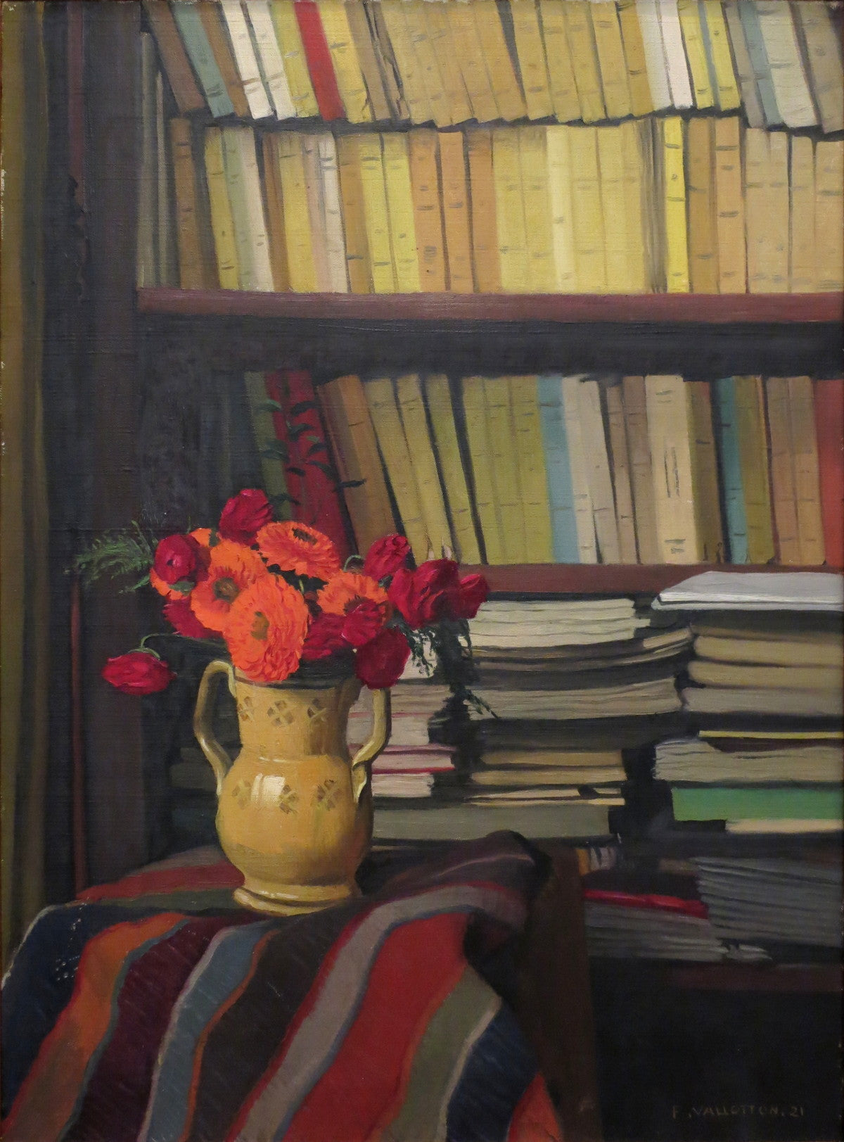 The Library (still life) - Félix Vallotton
