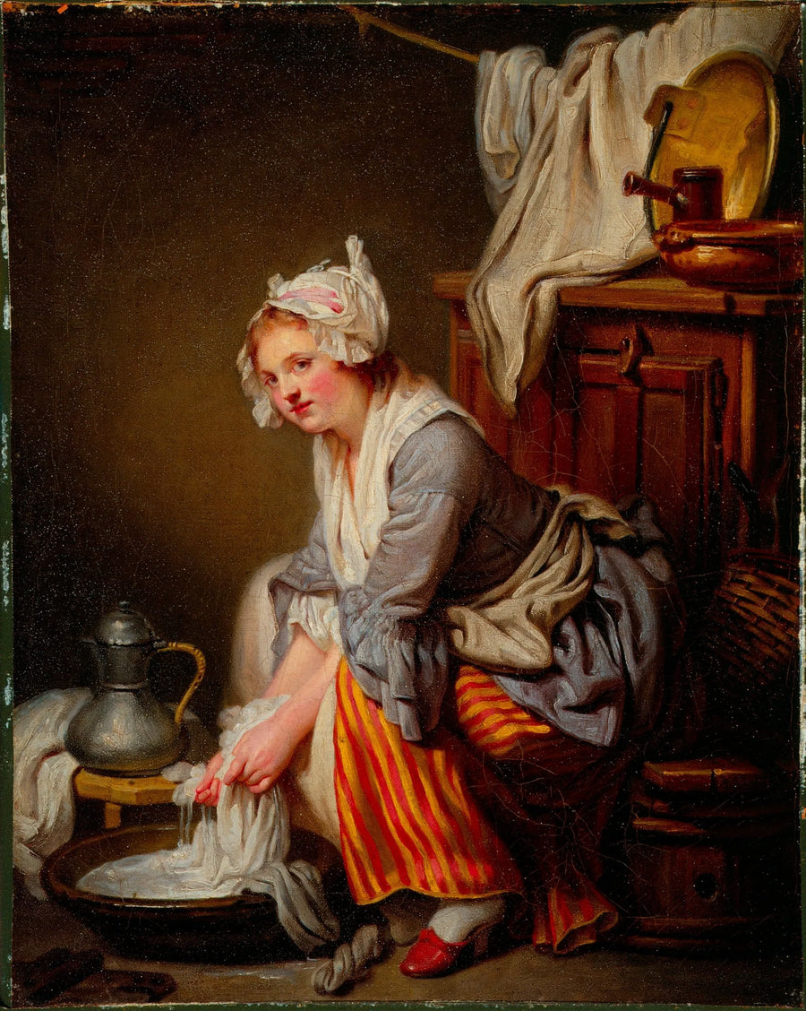The Laundress - Jean-Baptiste Greuze