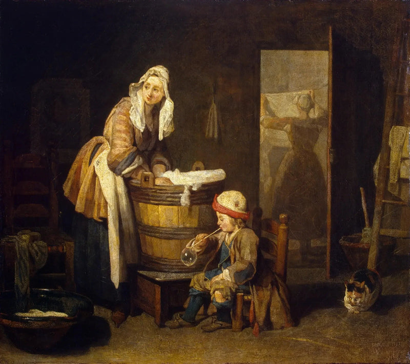The Laundress - Jean Siméon Chardin