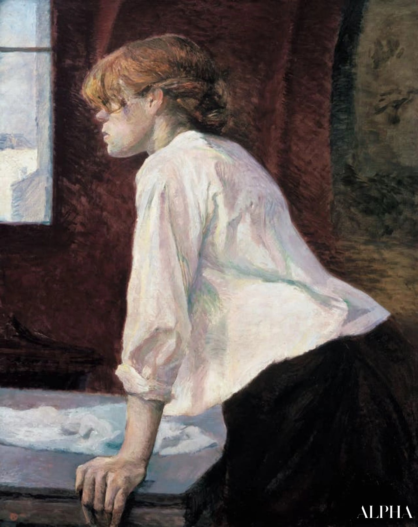 La Blanchisseuse - Toulouse Lautrec - Reproductions de tableaux et peintures haut de gamme