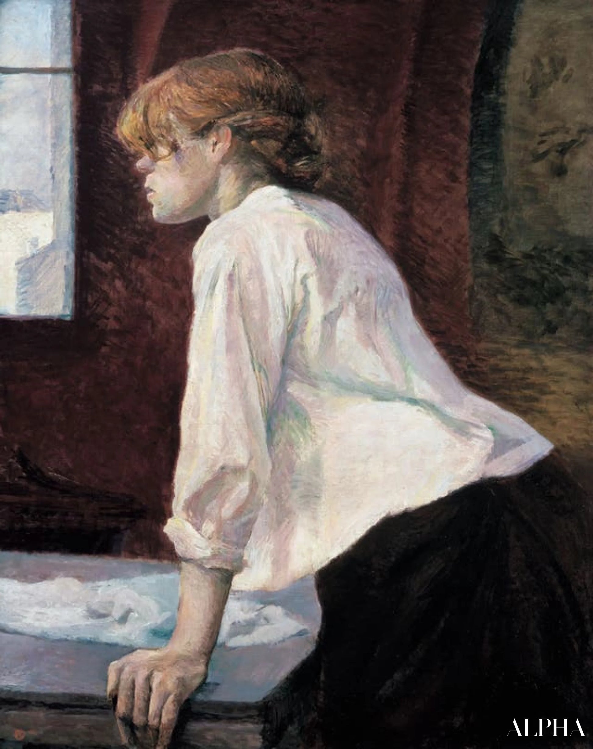 La Blanchisseuse - Toulouse Lautrec - Reproductions de tableaux et peintures haut de gamme