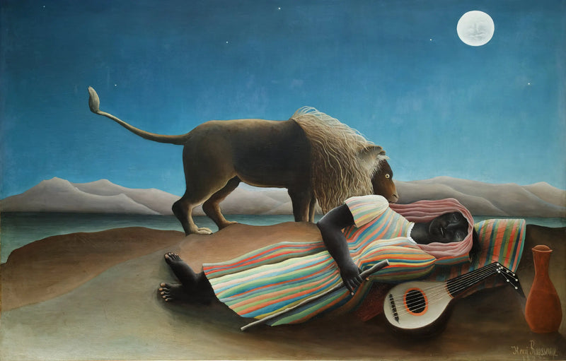 The Sleeping Bohemian - Henri Rousseau