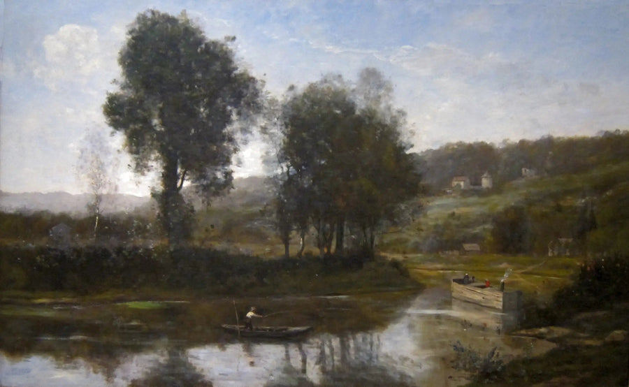 The Loop of the Seine at Port-Marly - Jean-Baptiste Camille Corot