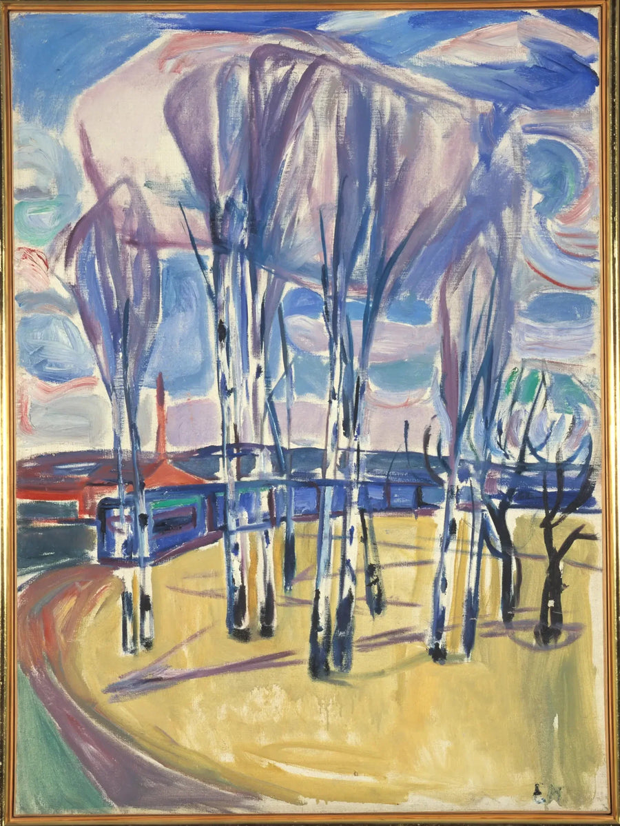 The Tram Loop at Skøyen - Edvard Munch