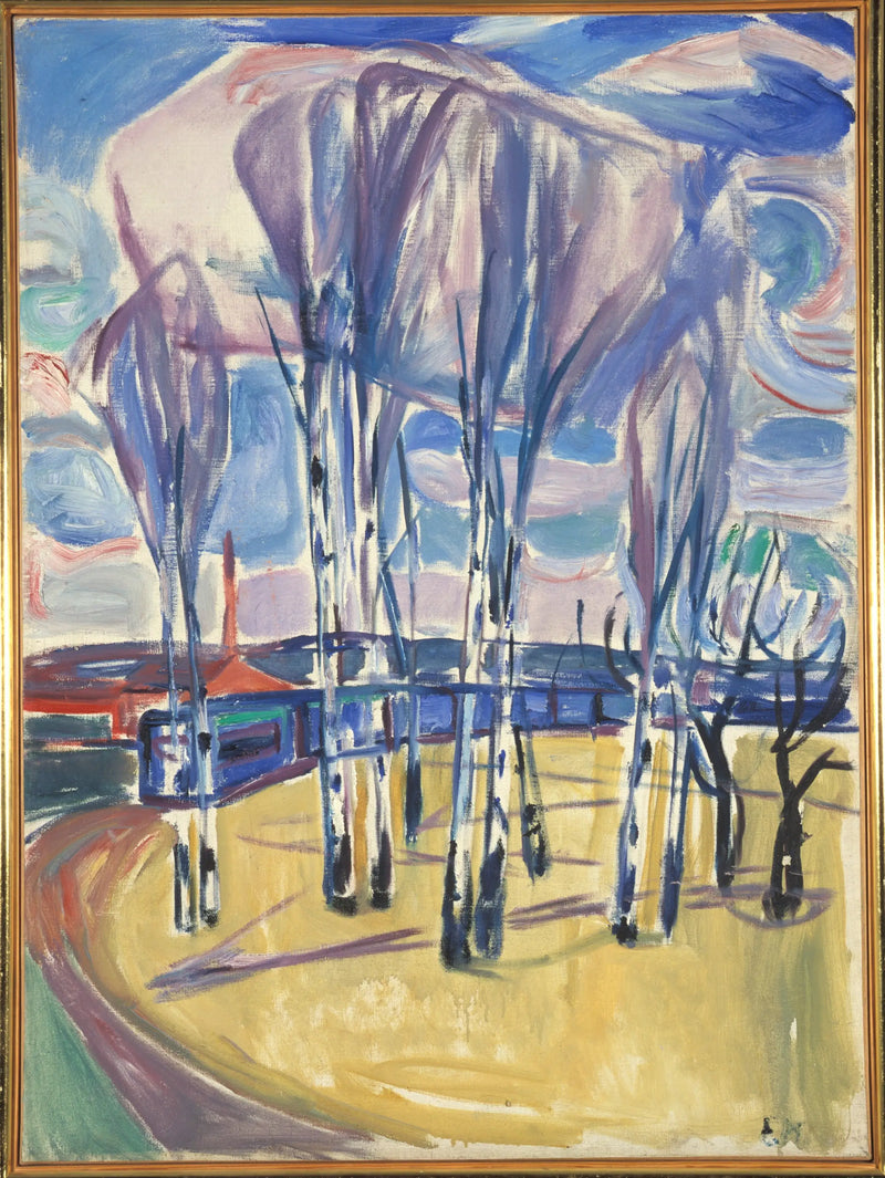 The Tram Loop at Skøyen - Edvard Munch