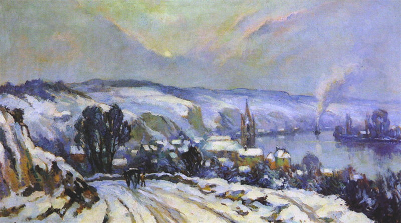 The Face in the Snow - Robert Antoine Pinchon