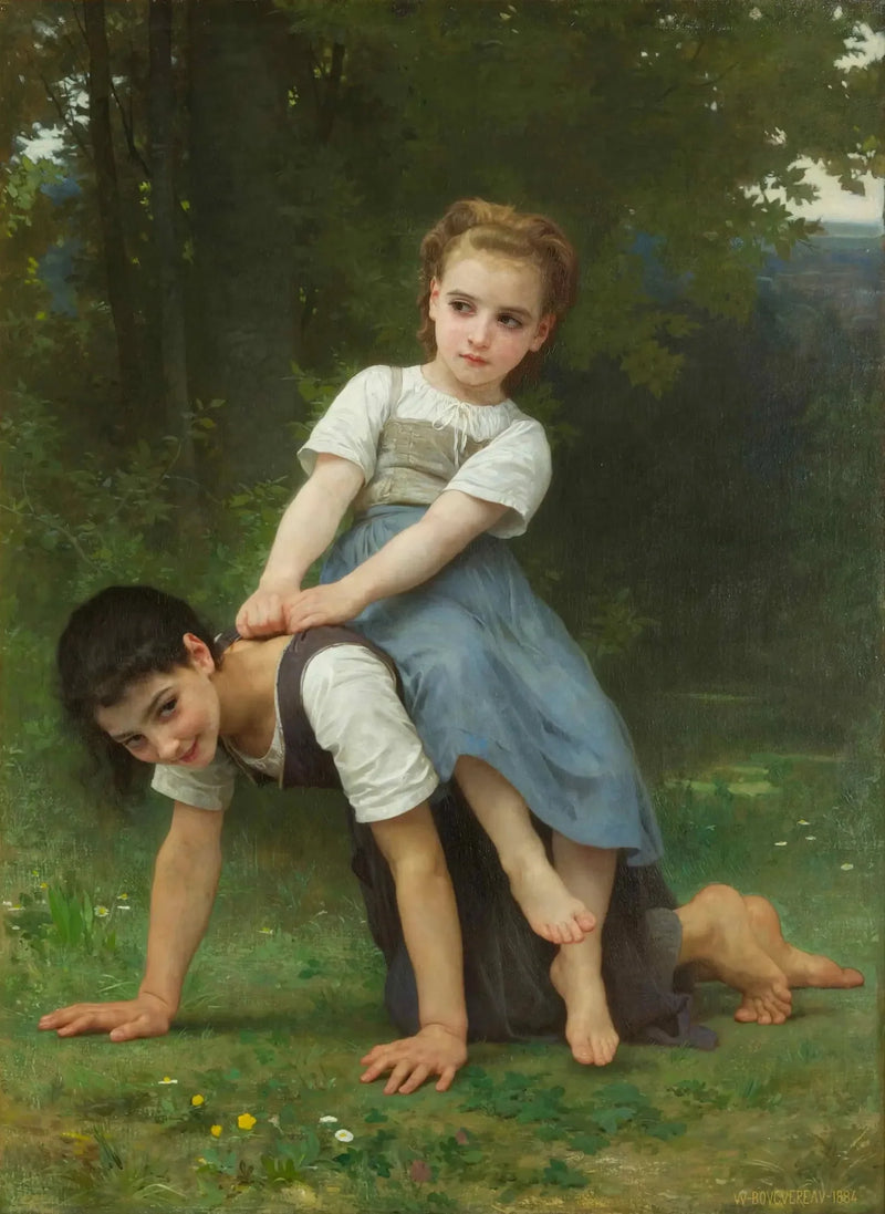 The Donkey - Bouguereau
