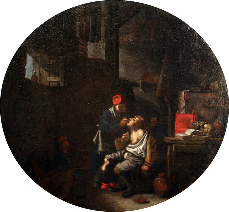 The Dentist's Shop - David Teniers the Younger