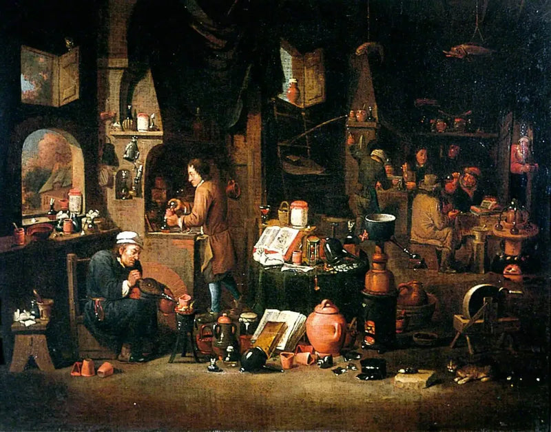 The Doctor's Shop - David Teniers the Younger
