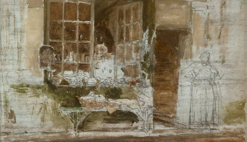 The Greengrocer's Shop, Paris - James Abbott McNeill Whistler