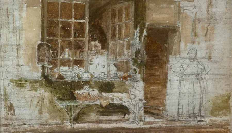 The Greengrocer's Shop, Paris - James Abbott McNeill Whistler