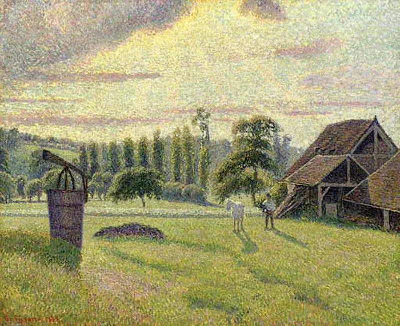 The Delafolie Brickworks in Éragny - Camille Pissarro