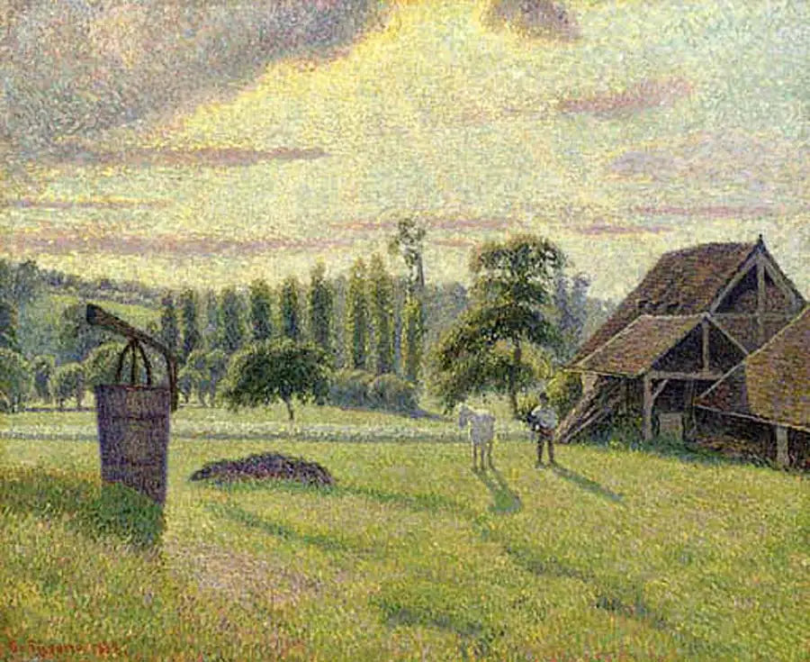 The Delafolie Brickworks in Éragny - Camille Pissarro