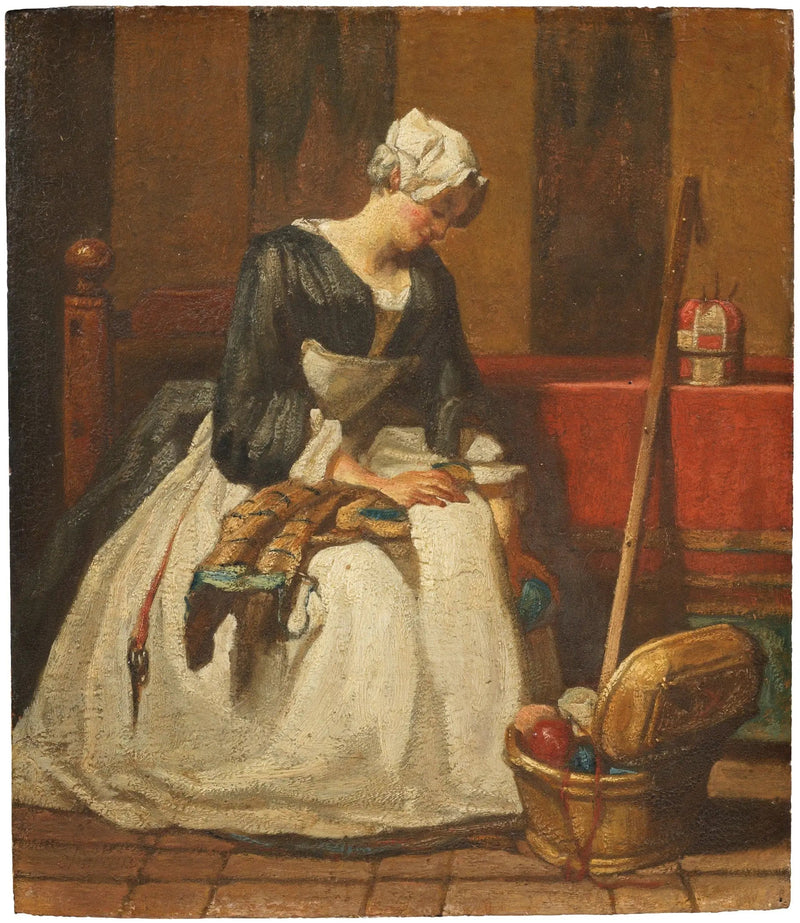 The Embroiderer - Jean Siméon Chardin