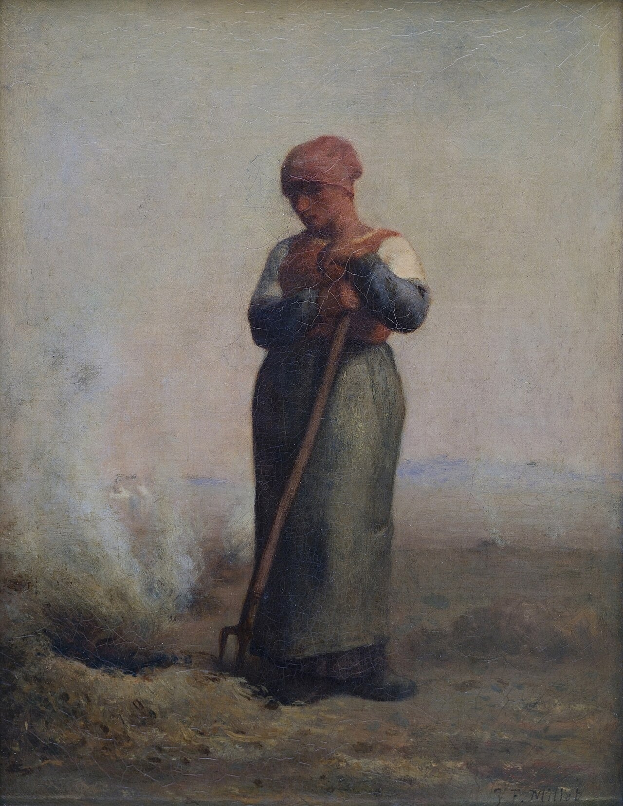 The Herb Burner - Jean-François Millet