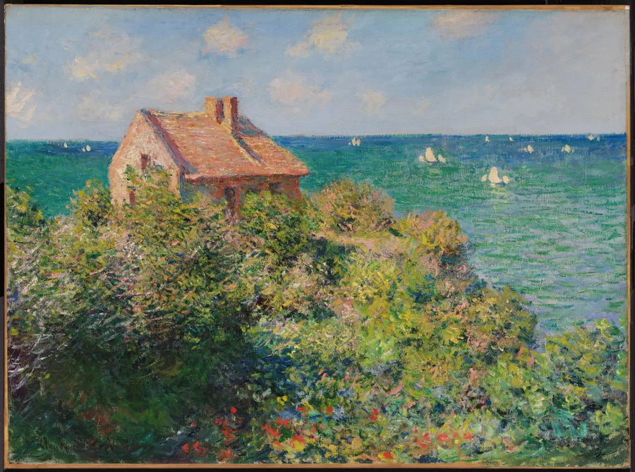 The Fishermen's Hut on the Cliffs of Varengeville - Claude Monet