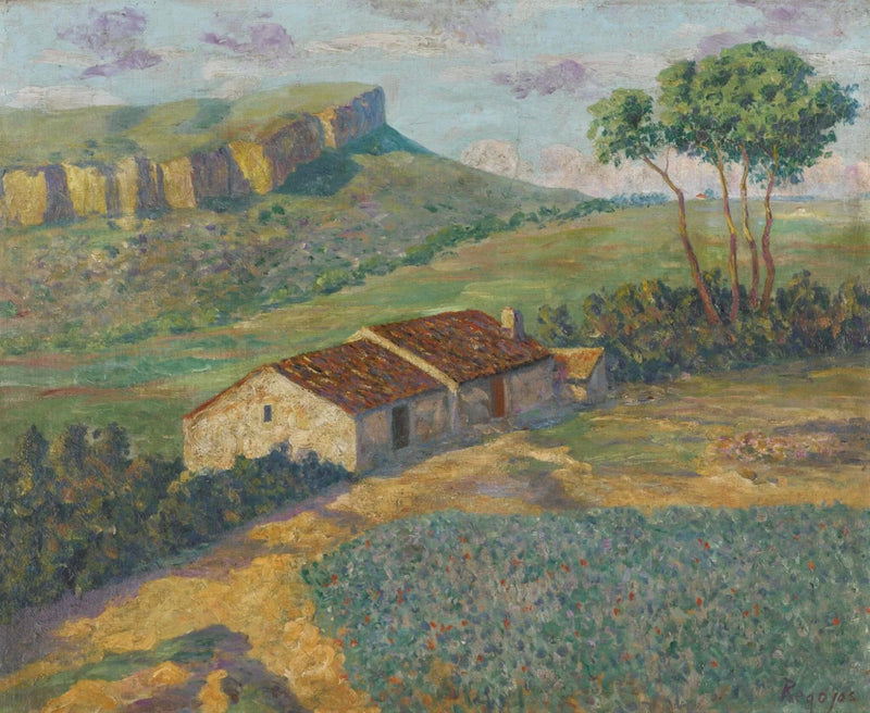 The countryside near Ripoll, Catalonia - Dari��o de Regoyos