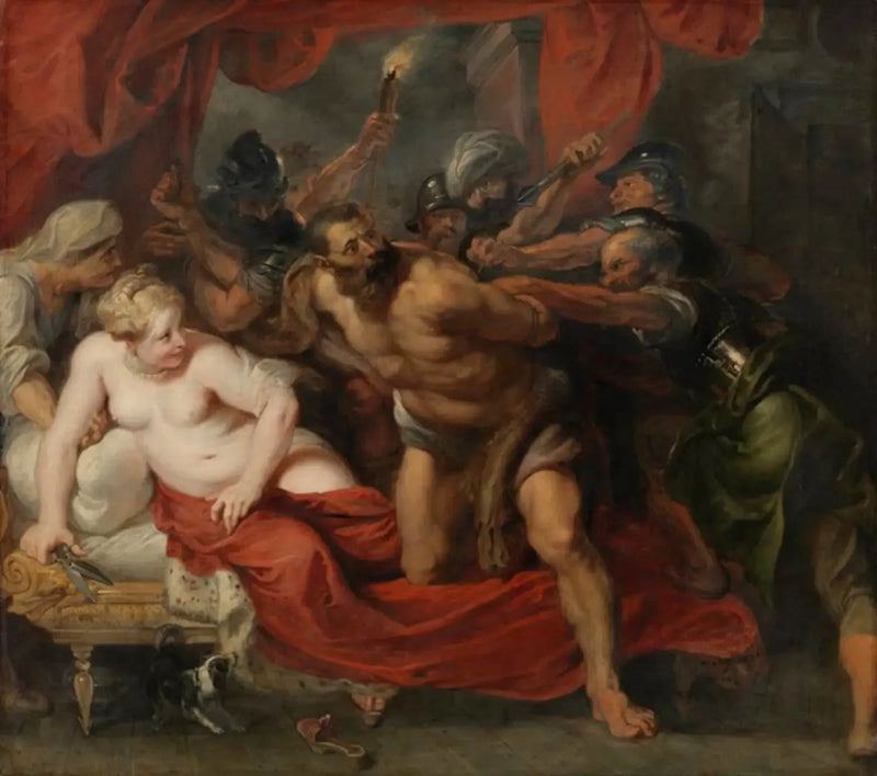 The Capture of Samson (Judges 16:19-21), circa 1620 - Peter Paul Rubens