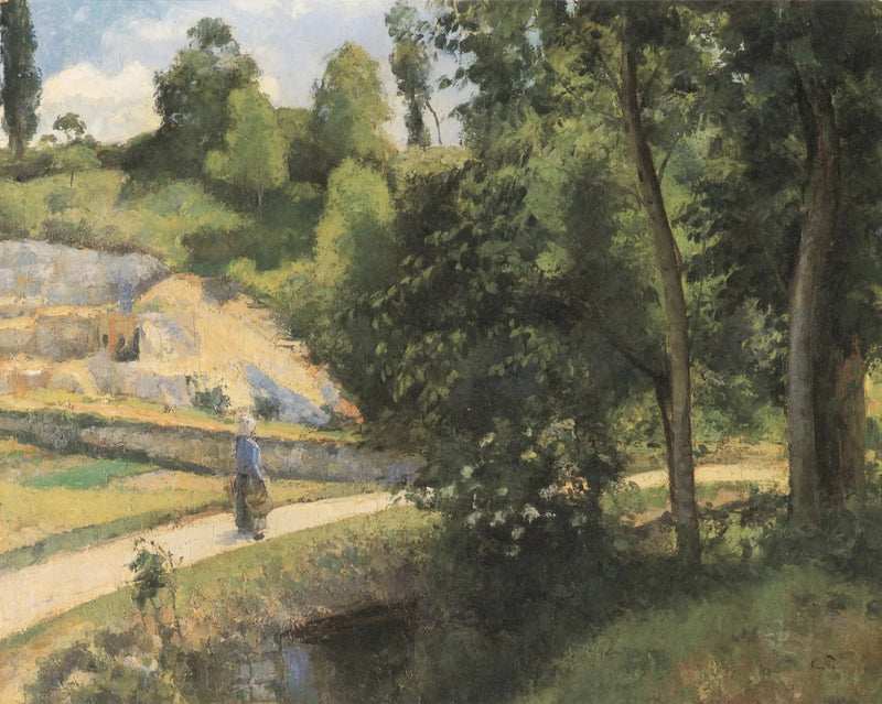The Quarry, Pontoise - Camille Pissarro