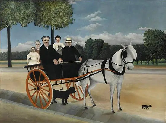 The Cart of Father Junier - Henri Rousseau