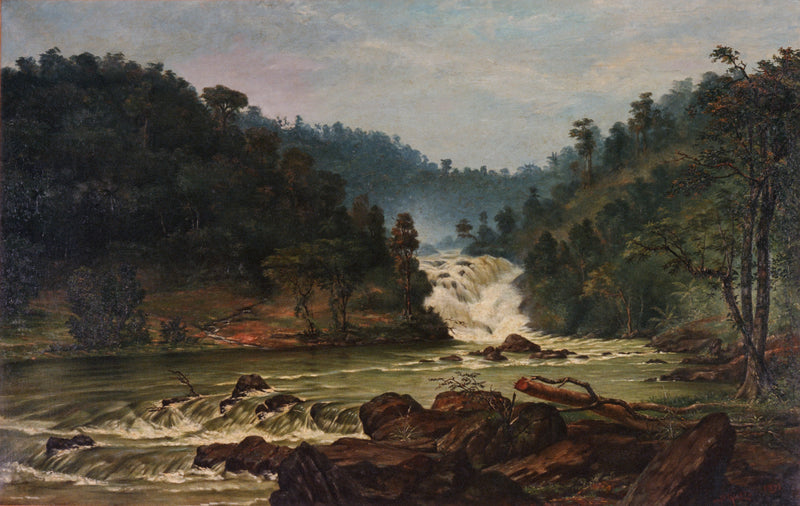 La Cascade du rio Sorocaba - Benedito Calixto
