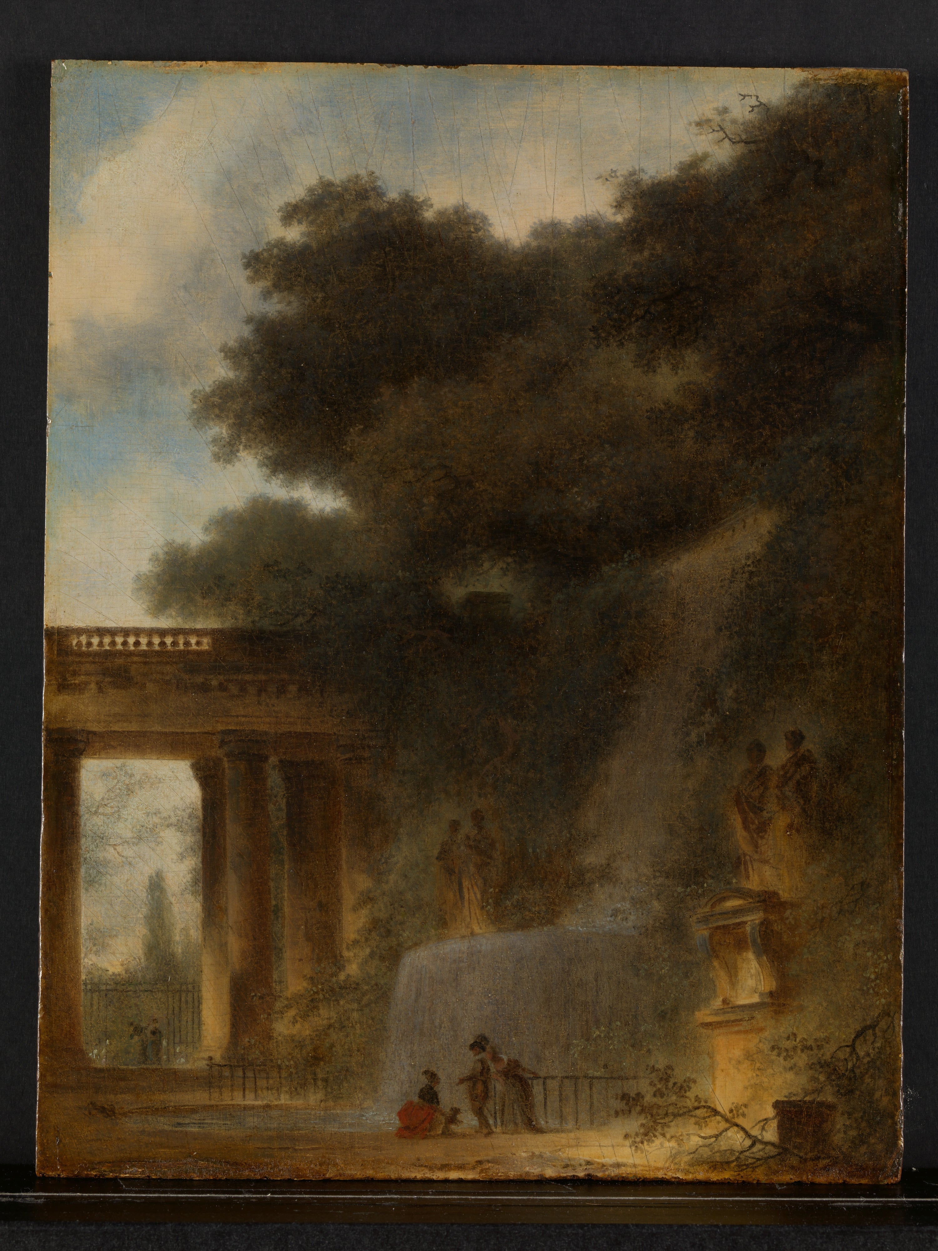 The Waterfall - Jean-Honoré Fragonard