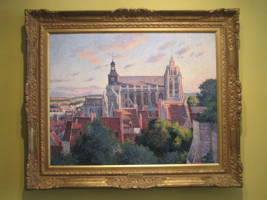 The Cathedral of Gisors, view from the ramparts - Maximilien Luce