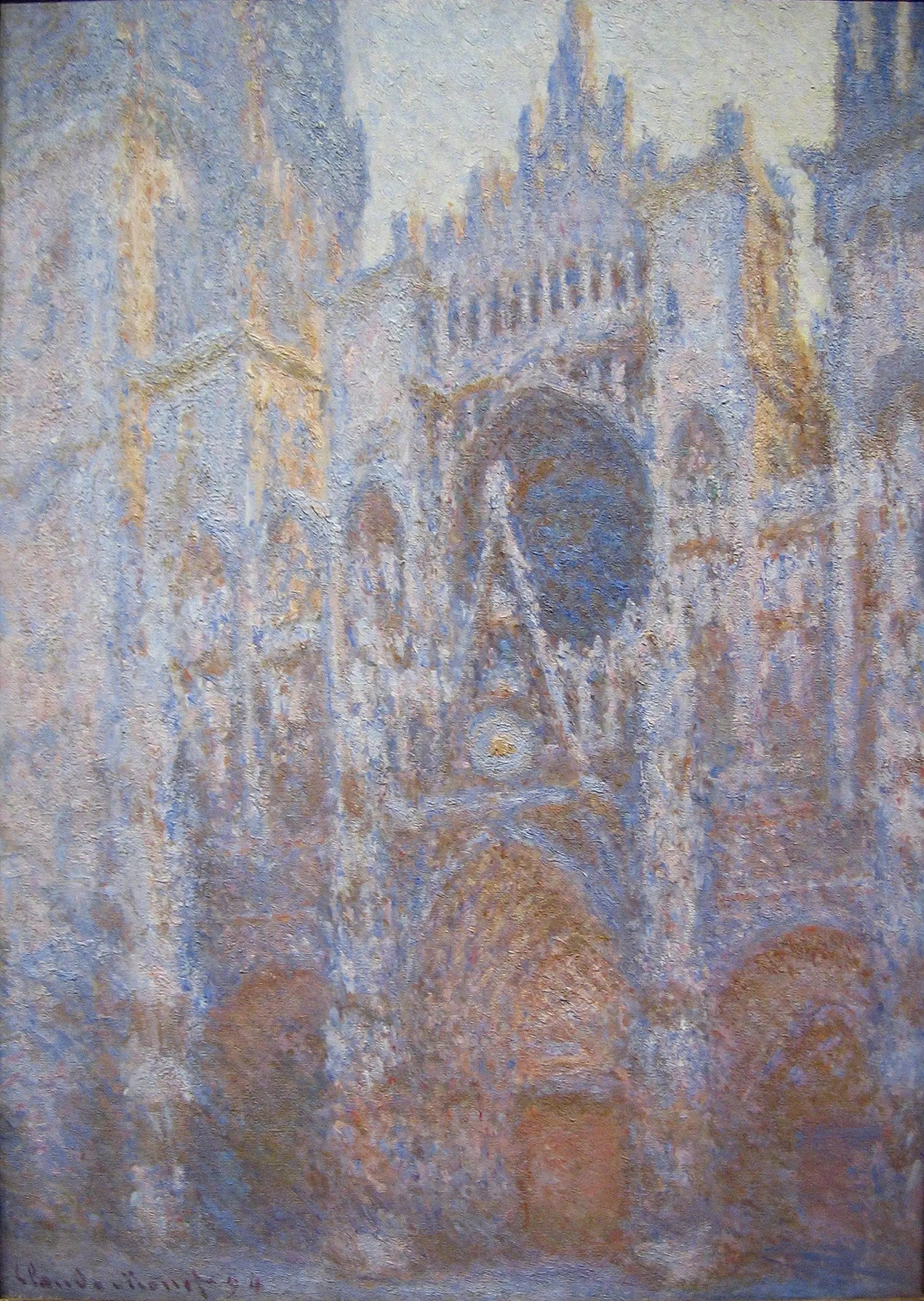 Reproduction du tableau « La Cathédrale de Rouen, le Portail - Claude Monet » par Alpha Reproduction en peinture à l’huile