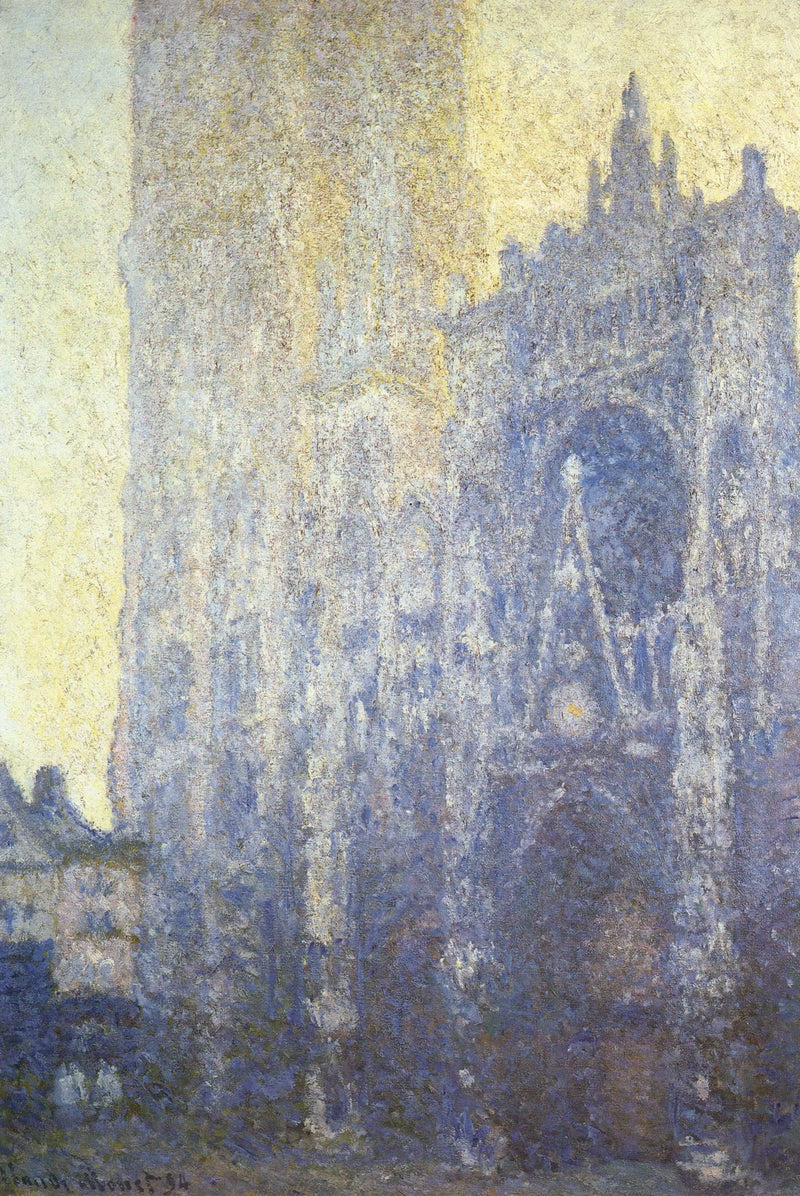The Rouen Cathedral, the Portal, Morning Effect - Claude Monet