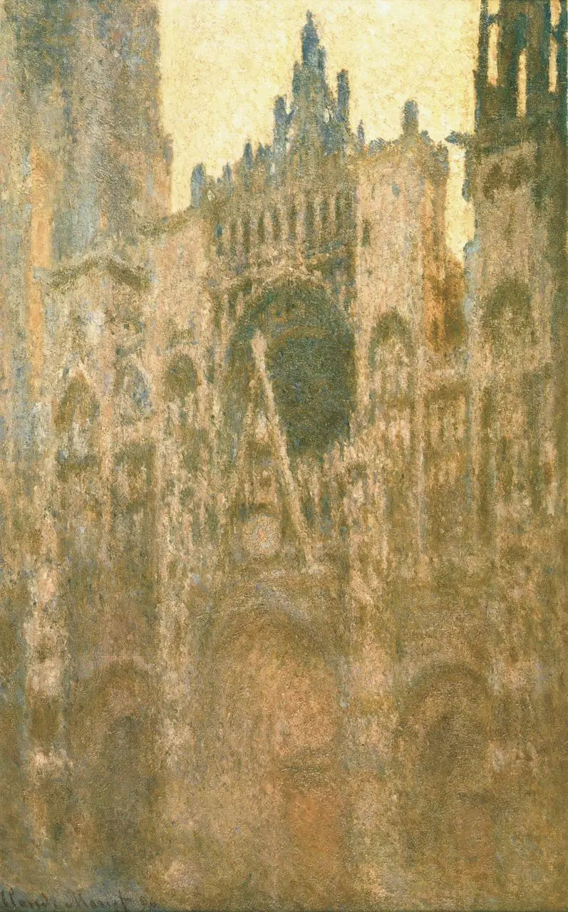 The Rouen Cathedral, the Portal, Morning Effect - Claude Monet