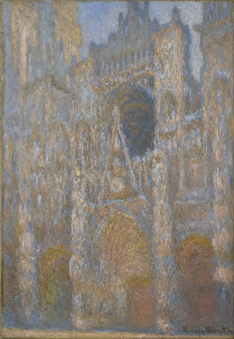 The Rouen Cathedral, the Portal, High Noon - Claude Monet