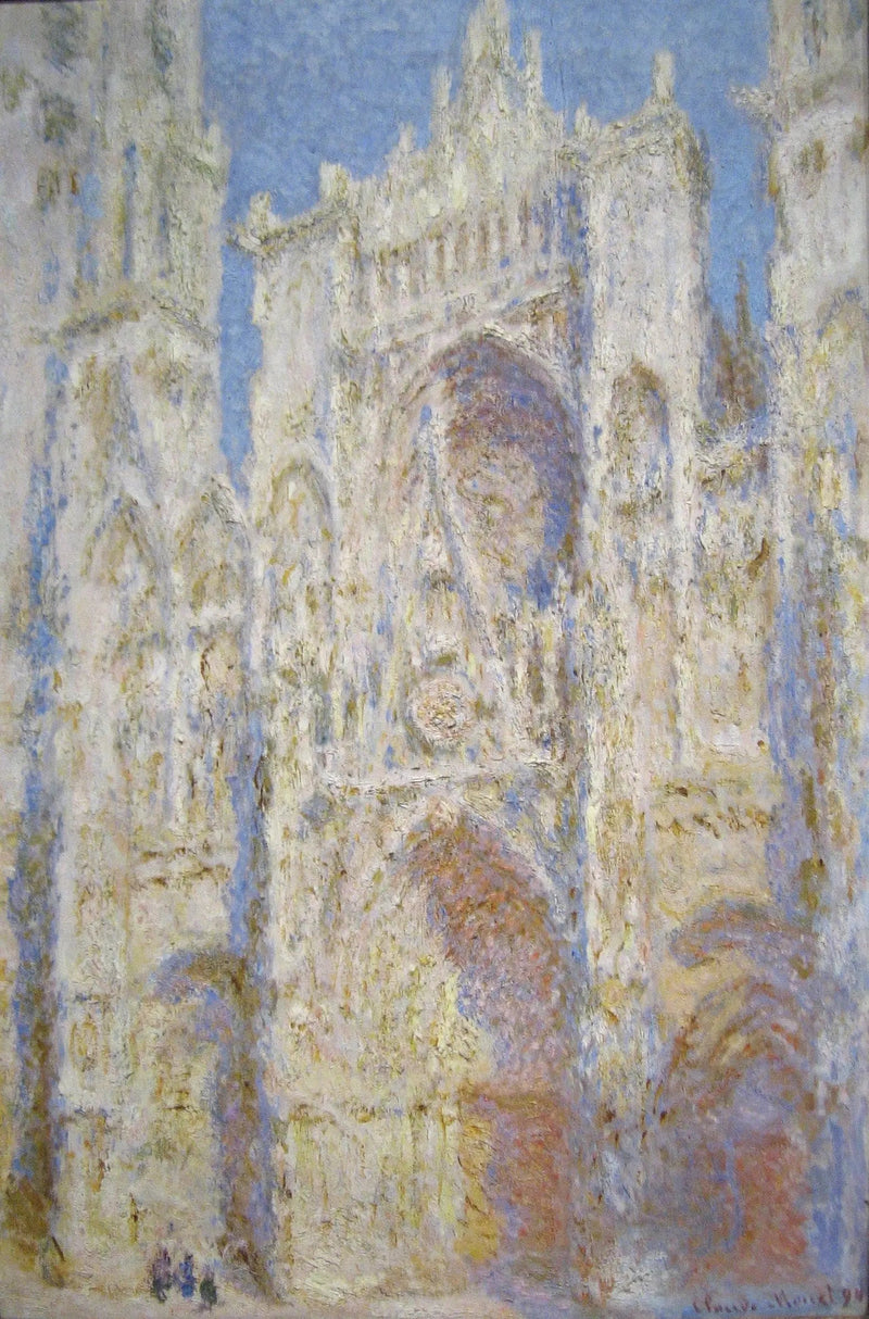 The Rouen Cathedral, the Portal, Sun - Claude Monet