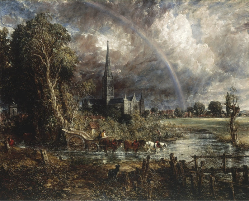 Salisbury Cathedral from the Meadows - John Constable