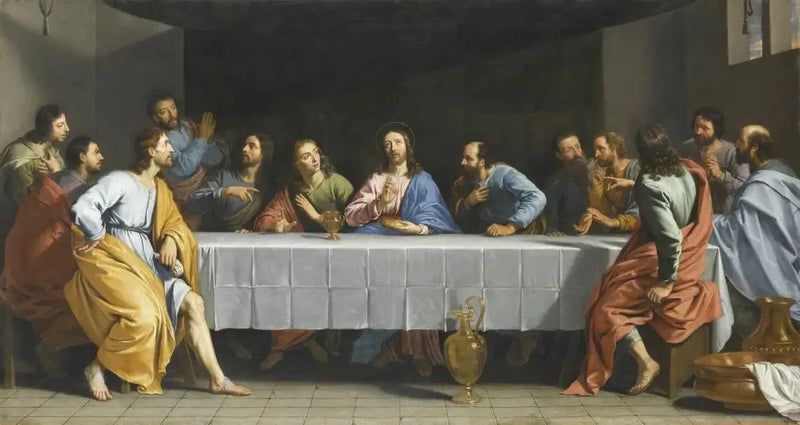The Last Supper, also known as The Little Last Supper - Philippe de Champaigne
