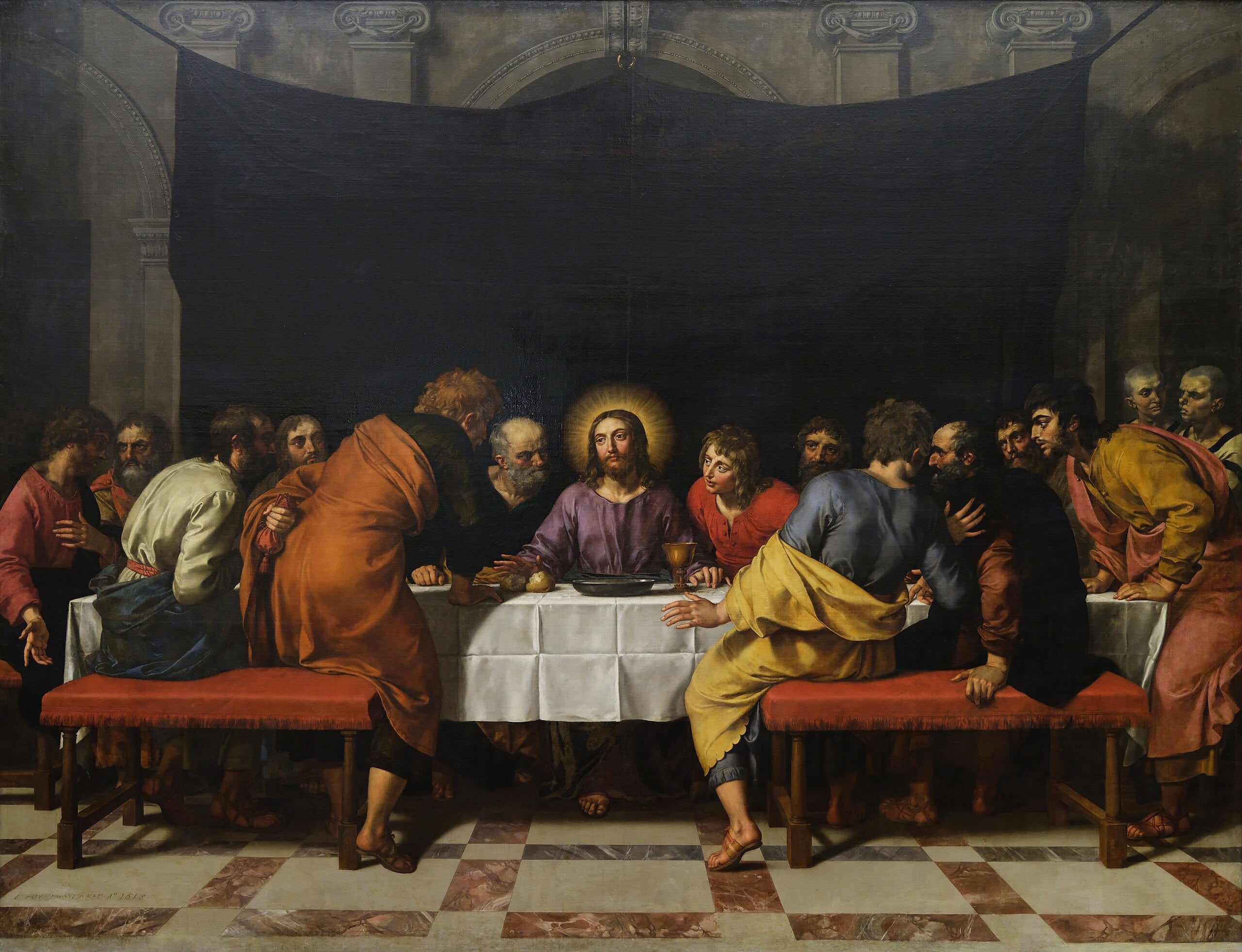 The Last Supper - Frans Pourbus the Younger