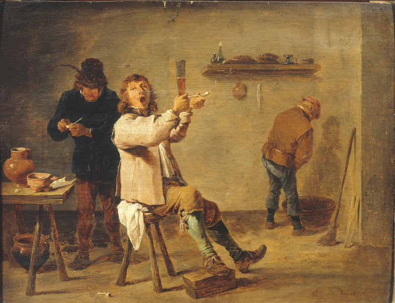 The Drinking Song - David Teniers the Younger